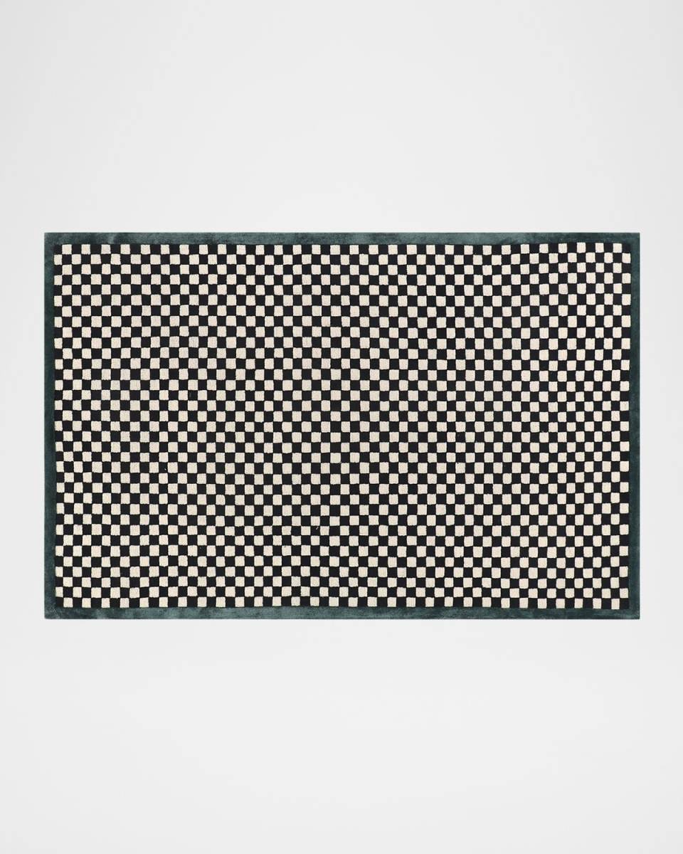 Check It Out Emerald Rug, 5' x 8'
